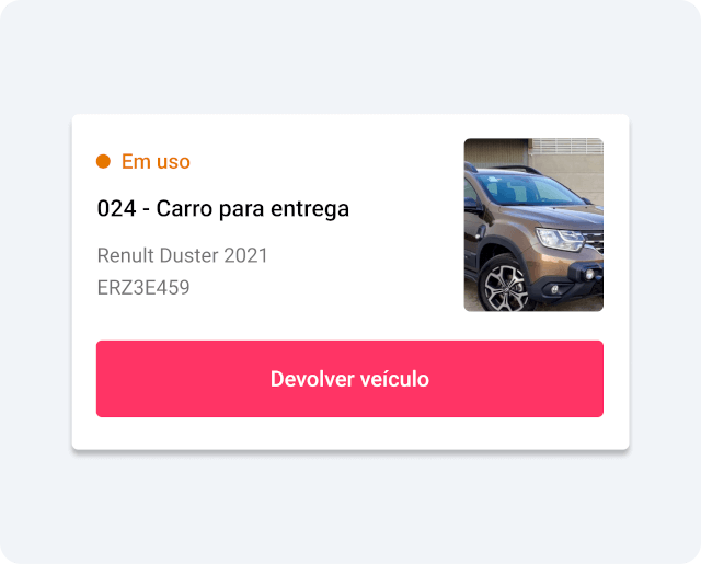 Aplicativo de gestão de veículos