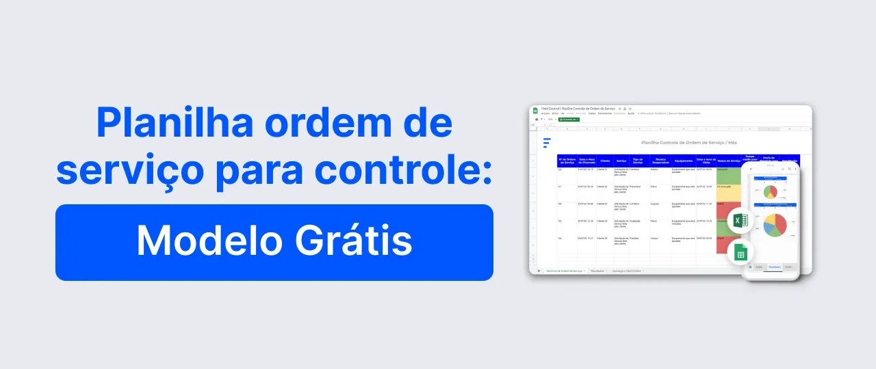 Planilha de ordem de serviço para controle: modelo grátis
